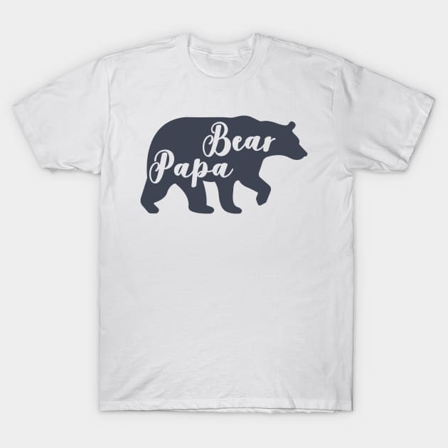 Papa Bear T-Shirt by hallyupunch